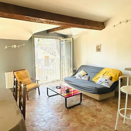 Charmant A Avec Vue Montagne + Terrasse 58 M² Apartmán Entrevaux
