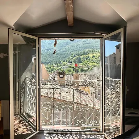 Charmant A Avec Vue Montagne + Terrasse 58 M² Apartmán Entrevaux